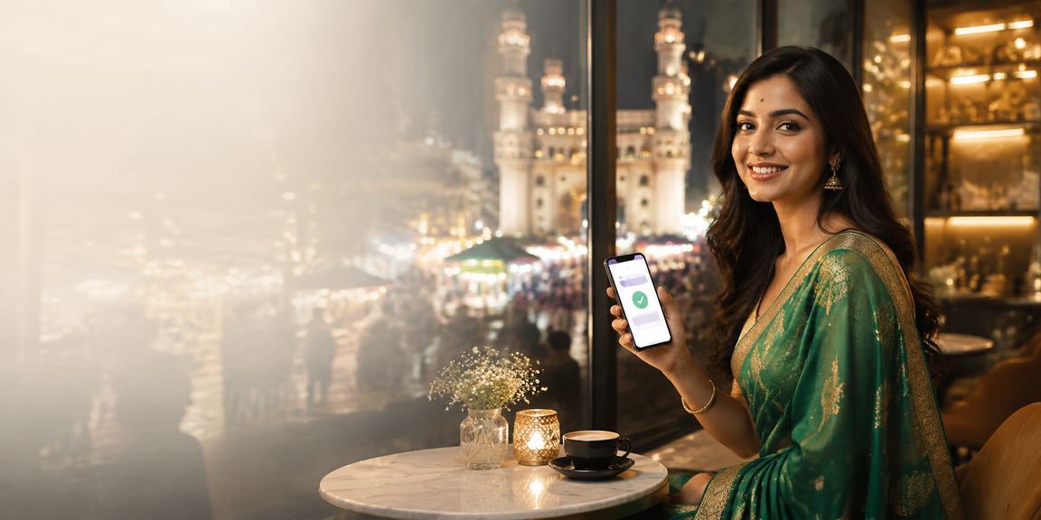 Close-up of Indian mobile payment using Paytm app